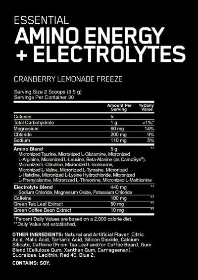 Amino Energy + Electrolytes by Optimum Nutrition
