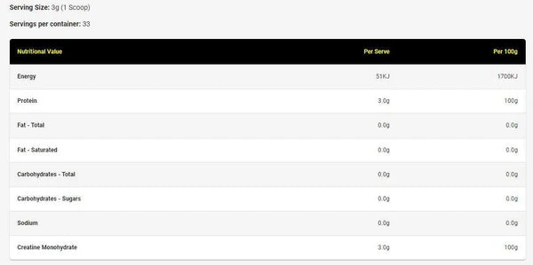 CREATINE MONOHYDRATE BY MAXS (LAB SERIES)