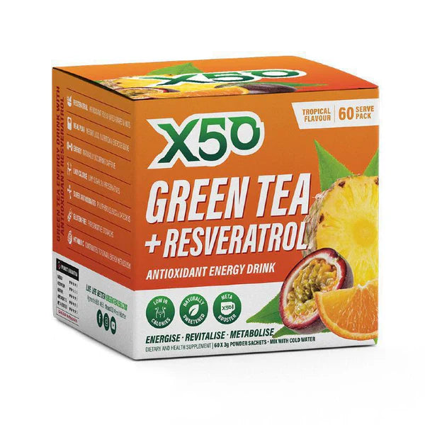 Green Tea + Resveratrol by X50