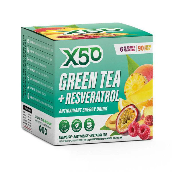 Green Tea + Resveratrol by X50