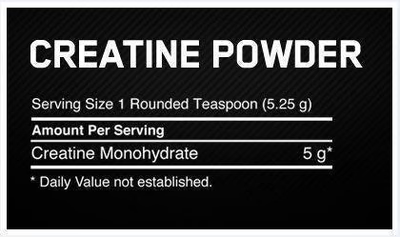 MICRONIZED CREATINE BY OPTIMUM NUTRITION