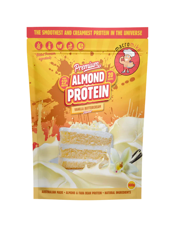 ALMOND PLANT PROTEIN BY MACRO MIKE