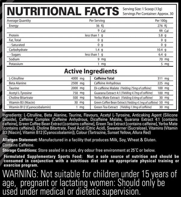 Precision PRE by Precision Nutrition