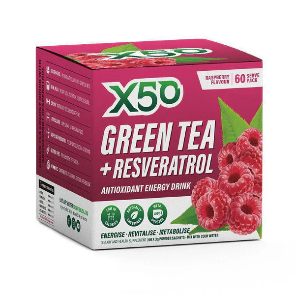 Green Tea + Resveratrol by X50